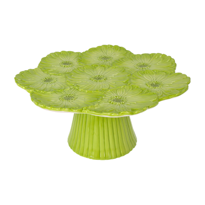 ALZATINA GERBERE VERDI IN CERAMICA