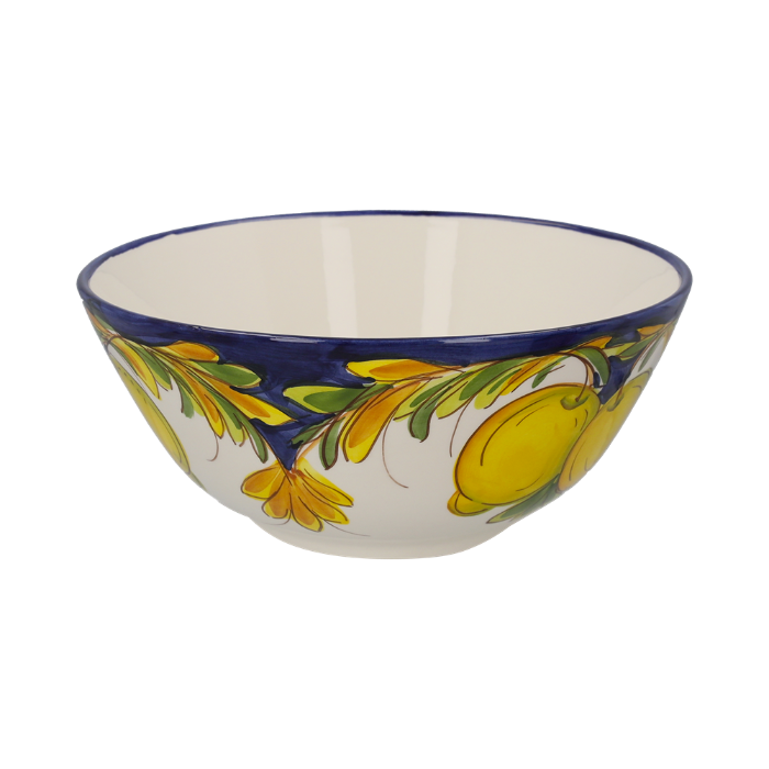 CIOTOLA OVALE LIMONI IN CERAMICA