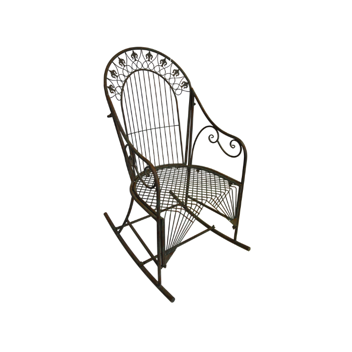 SEDIA A DONDOLO IN FERRO