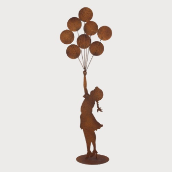 BIMBA CON PALLONCINI GRANDE 120x45x18 cm