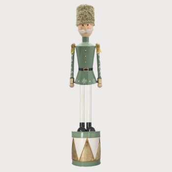 SOLDATINO NATALIZIO CON BAFFI H 75 x D 15 cm