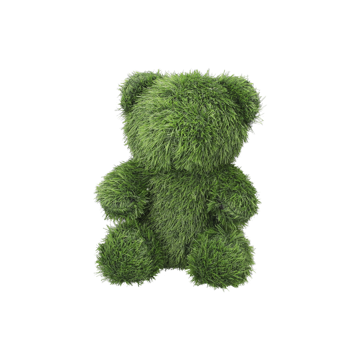 ORSO VERDE IN ERBA SINTETICA H.40X28X25