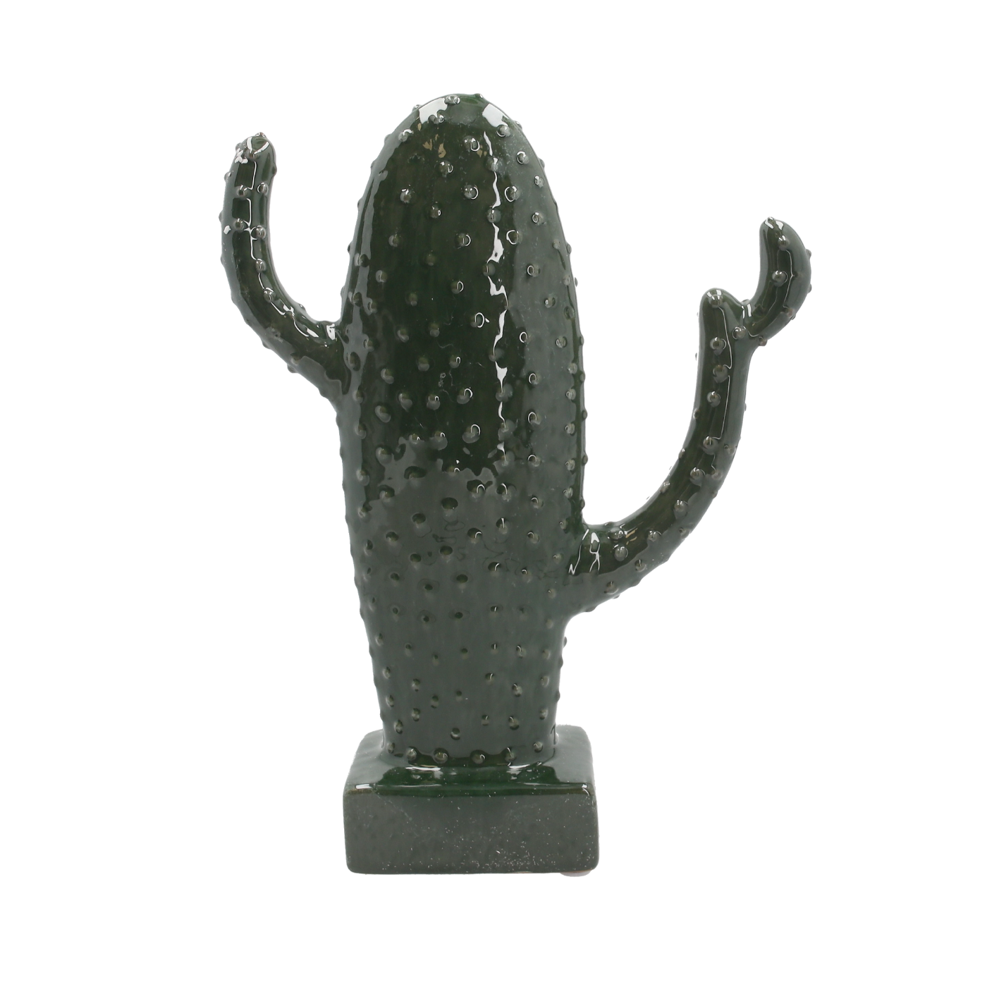 CACTUS DECORATIVO IN CERAMICA  H.36×27×8,5