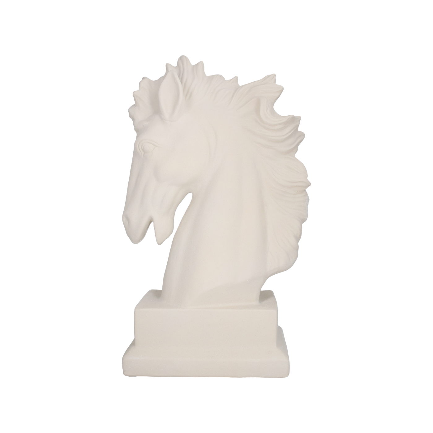 TESTA CAVALLO EFFETTO RUVIDO H.40X22X11